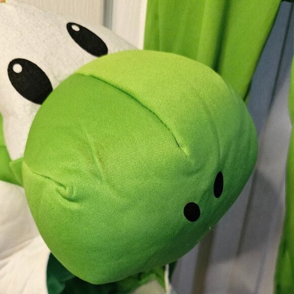 Yoshi Toddler Costume 2T Shell Headpiece Tail Super Mario Nintendo Halloween - Picture 6 of 10